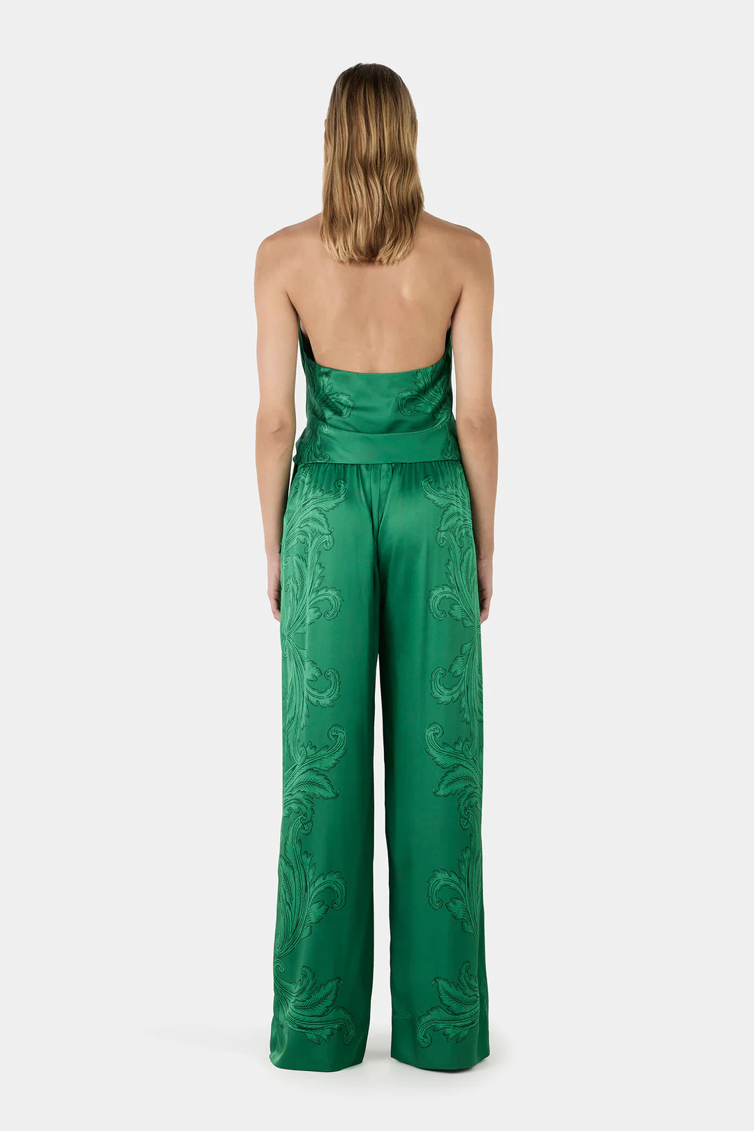 Aisling Halter Top Royal Paisley