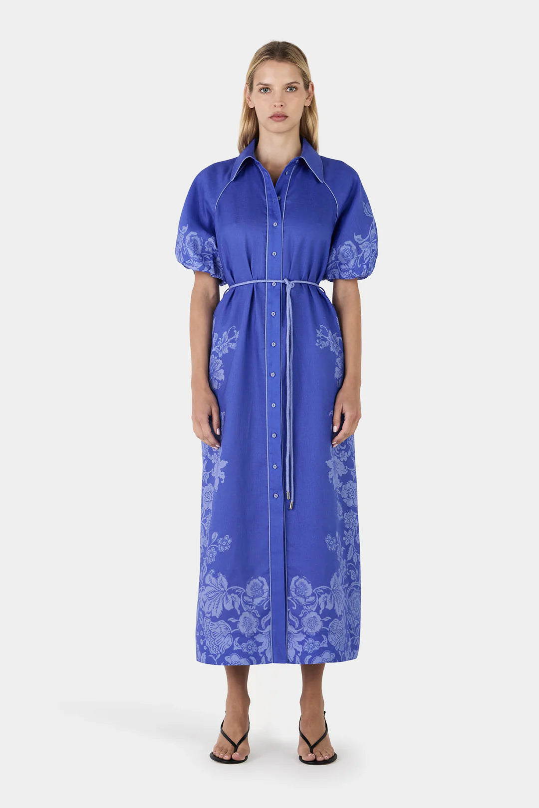Brioni Midi Dress Baja Bloom | Hansen & Gretel