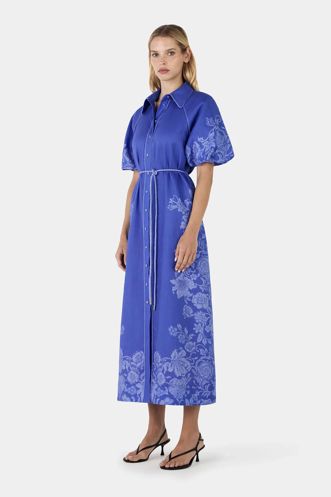 Brioni Midi Dress Baja Bloom | Hansen & Gretel