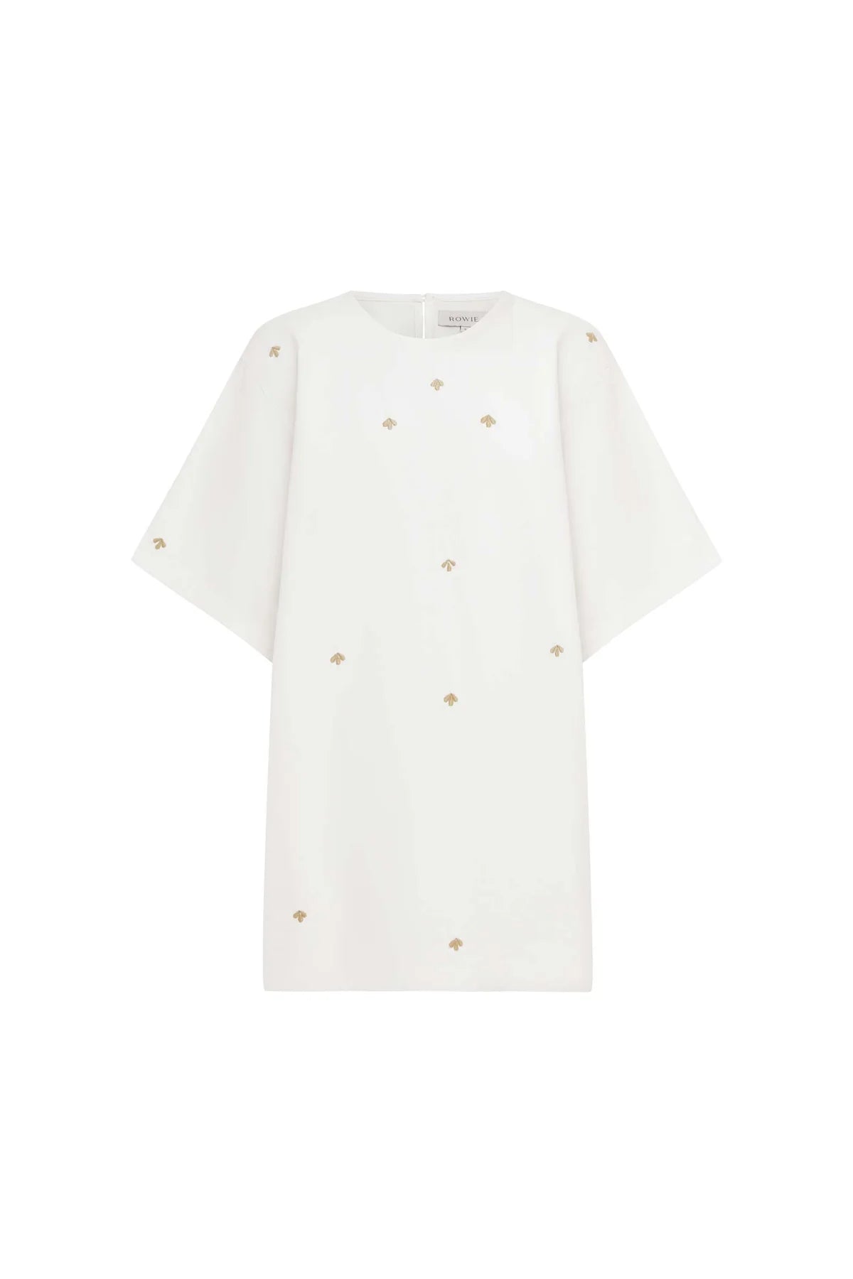 FARRAH EMBROIDERED MINI DRESS | ROWIE