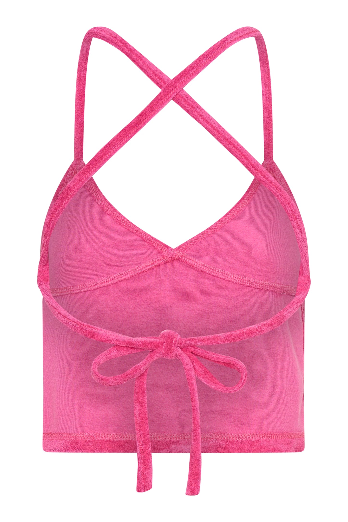 Peggy Backless Top — Pink | Highrack Studios