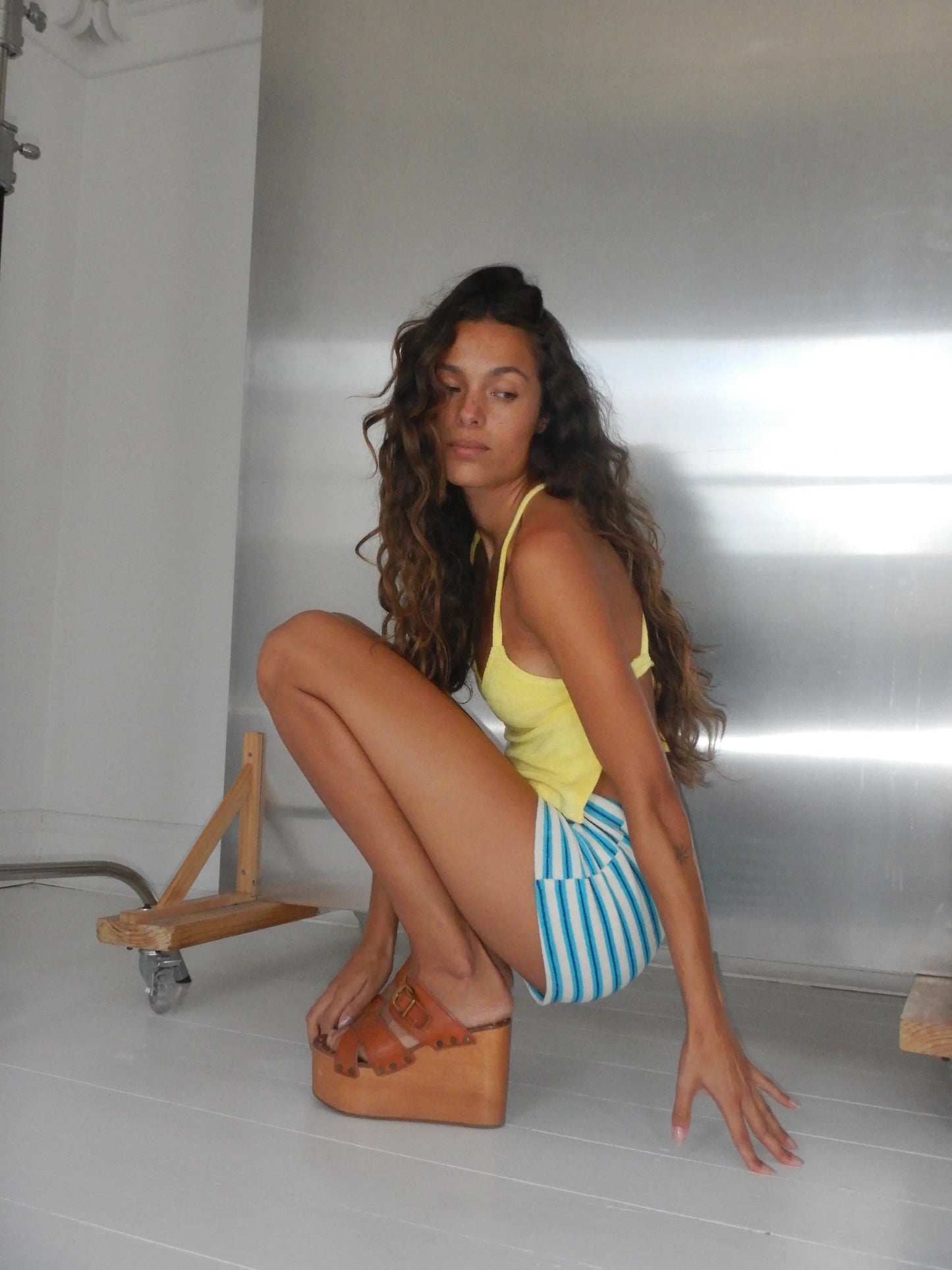 Tiny Shorts — 70s Blue | Highrack Studios