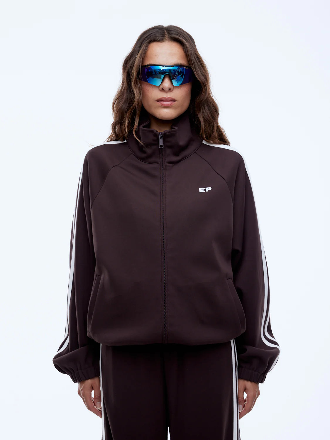 Valentina Zip Thru - Cocoa | Ena Pelly