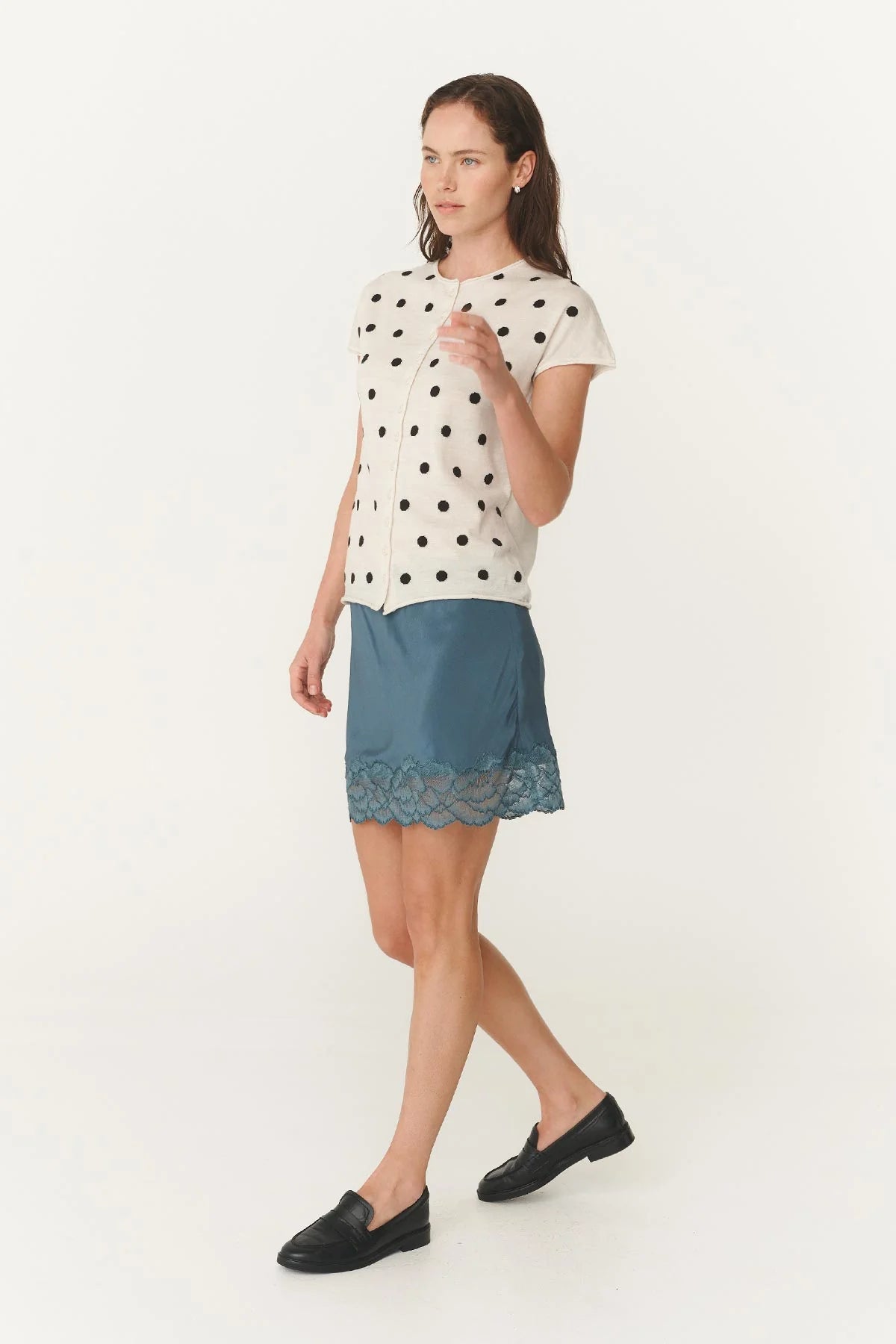 Marina Silk Mini Skirt | ROWIE