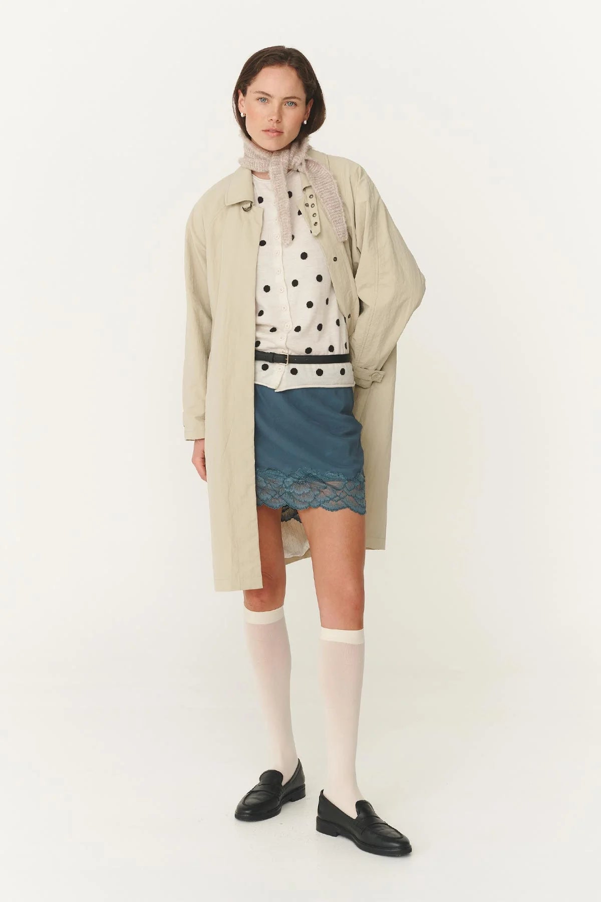 Marina Silk Mini Skirt | ROWIE