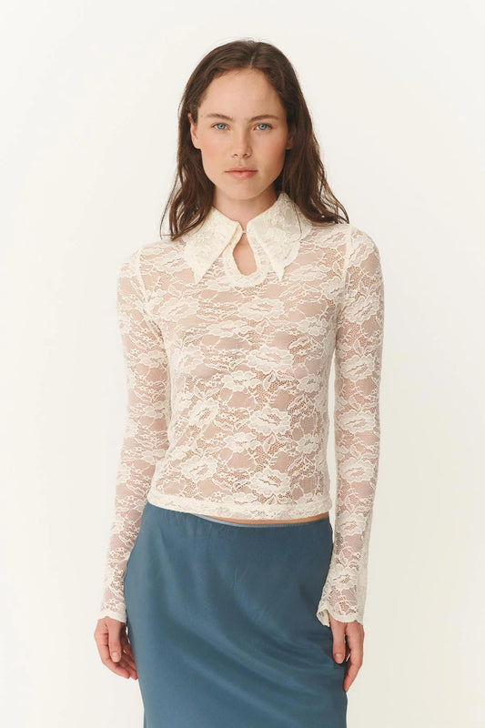 Charlotte Rose Lace Top | ROWIE