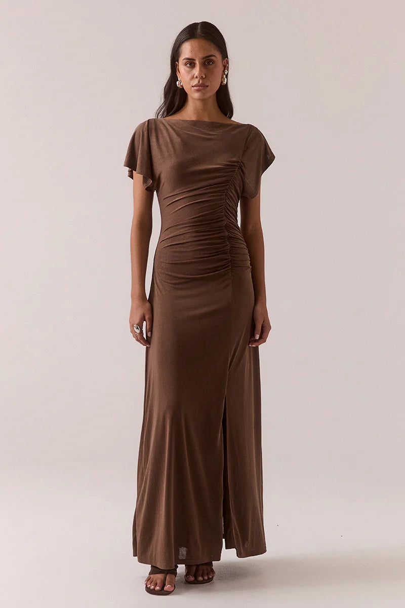 Miro Dress - Brownie | Sovere