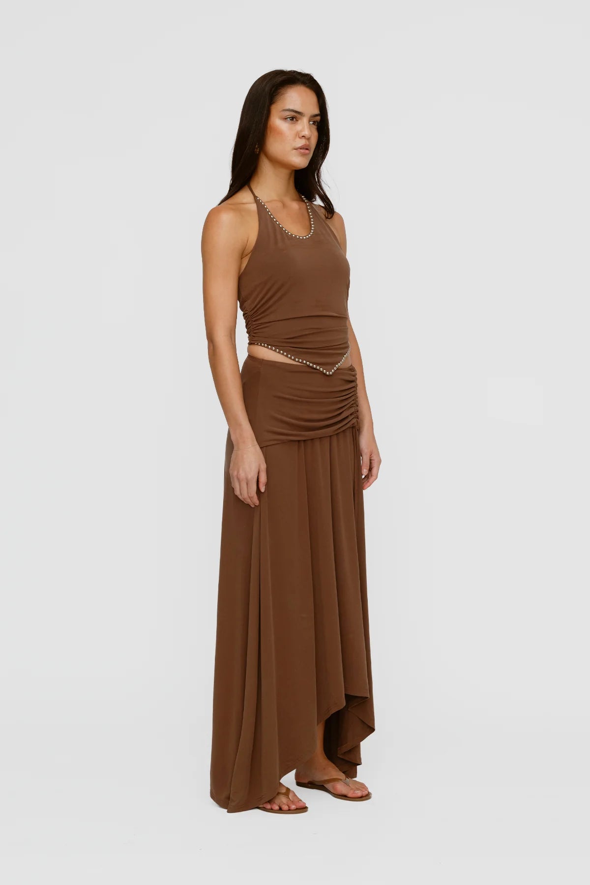 Piero Halter Top - Chocolate | The Wolf Gang