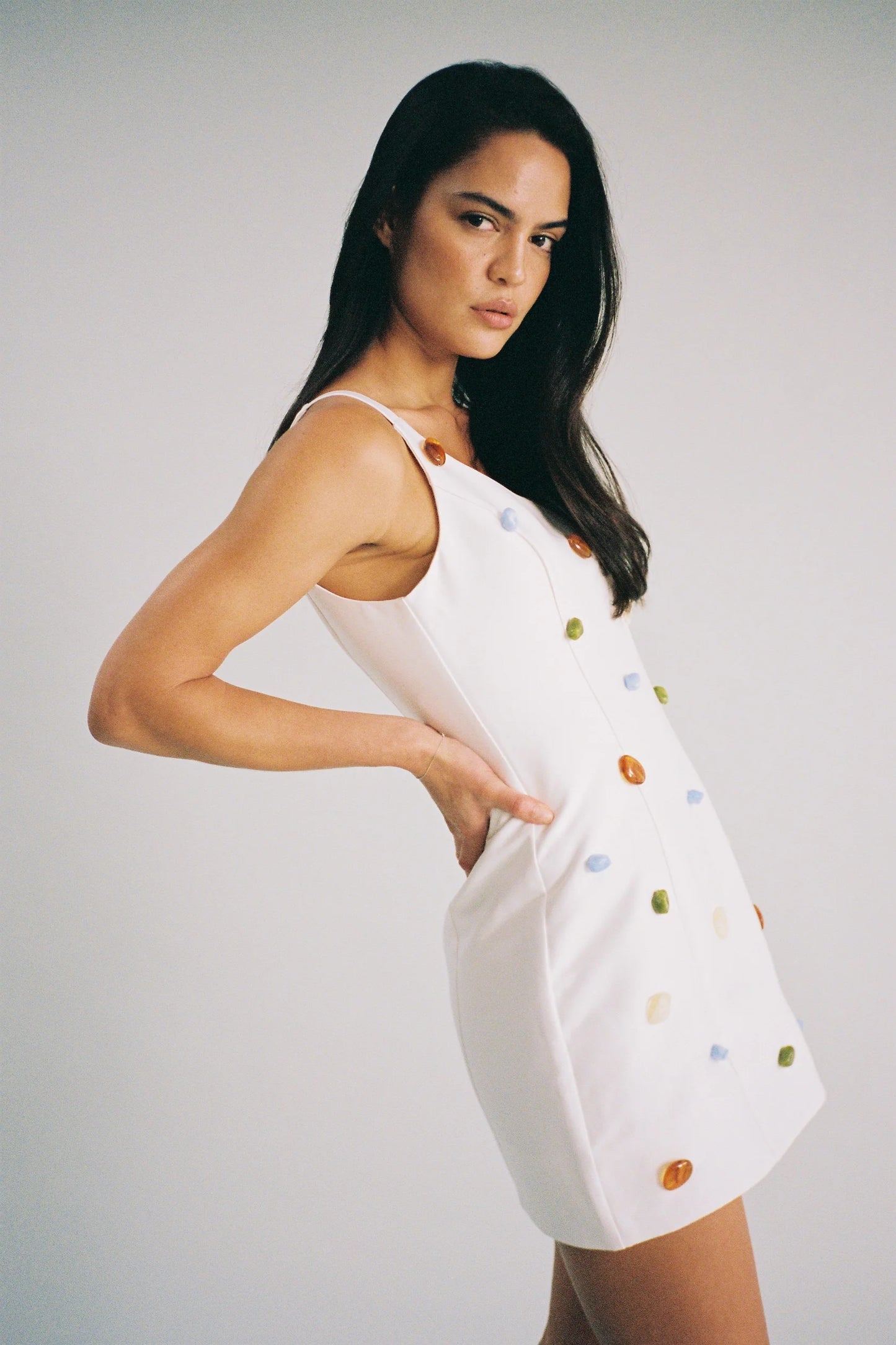 Romy Mini Dress - Ivory | The Wolf Gang