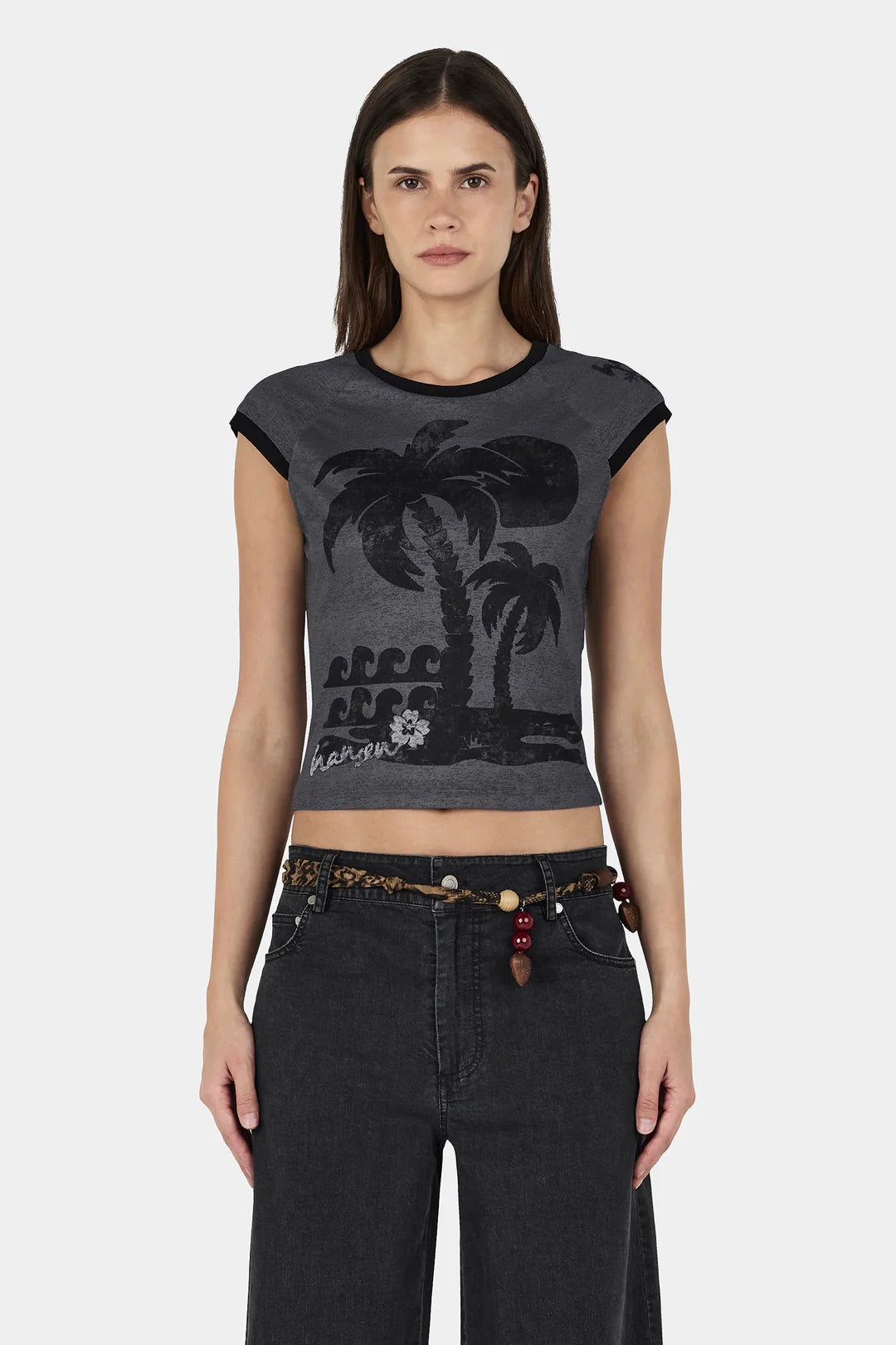 Jacob Tee Vintage Charcoal | Hansen & Gretel