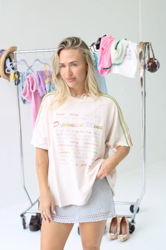 Women’s Hemp Dopamine Menu Tee | Spicy Dugong