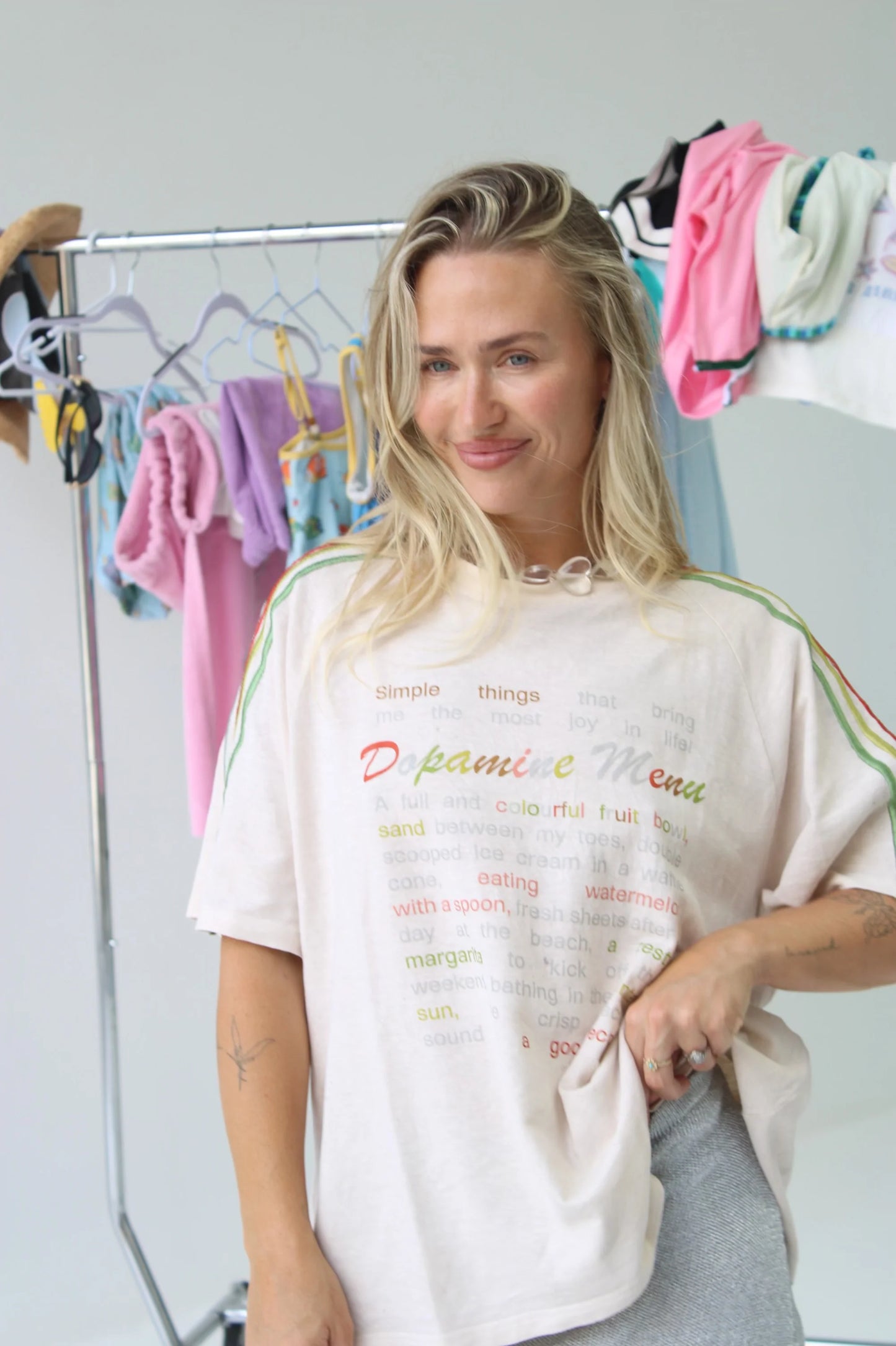 Women’s Hemp Dopamine Menu Tee | Spicy Dugong