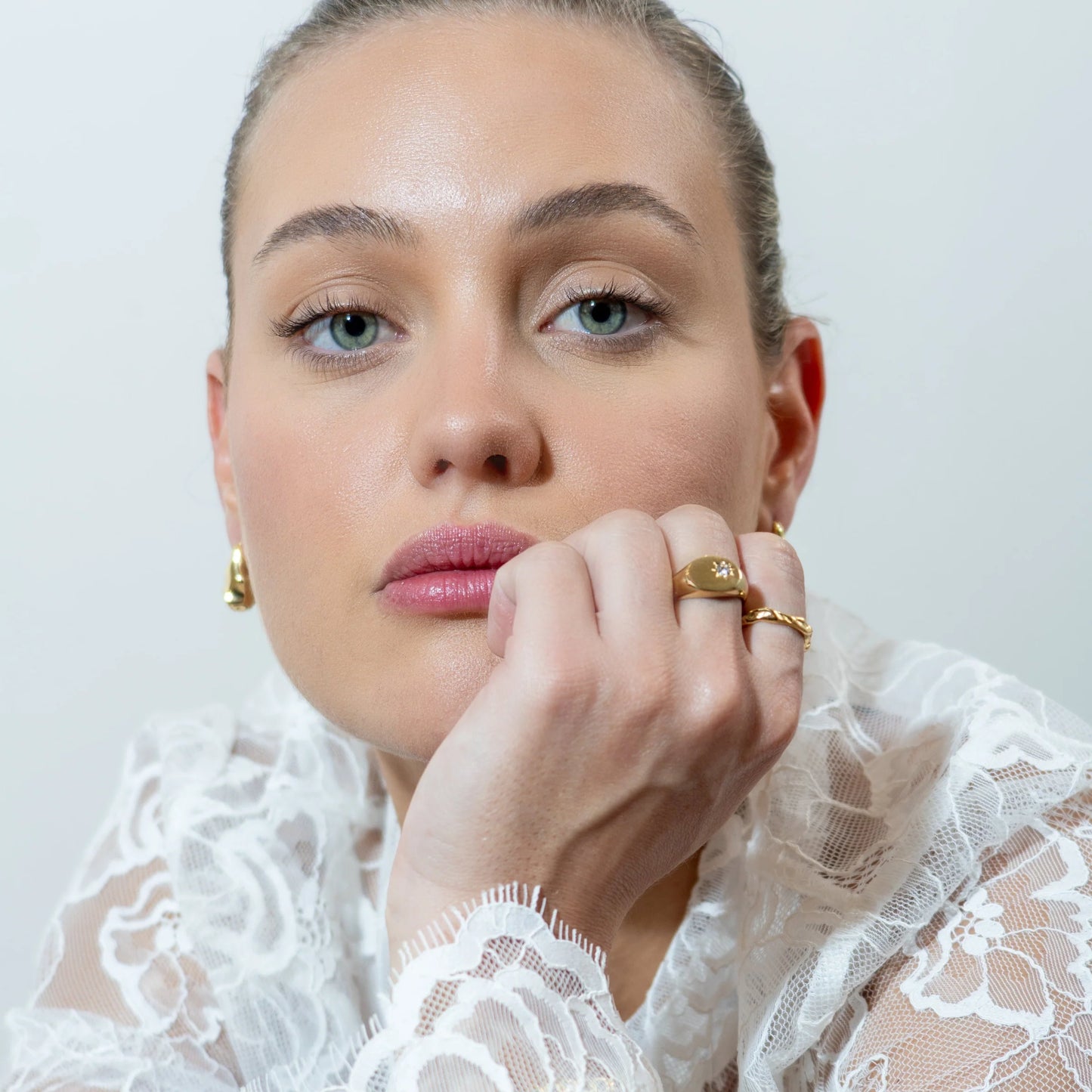 Star Signet Ring in Gold Plated | We Are Emte