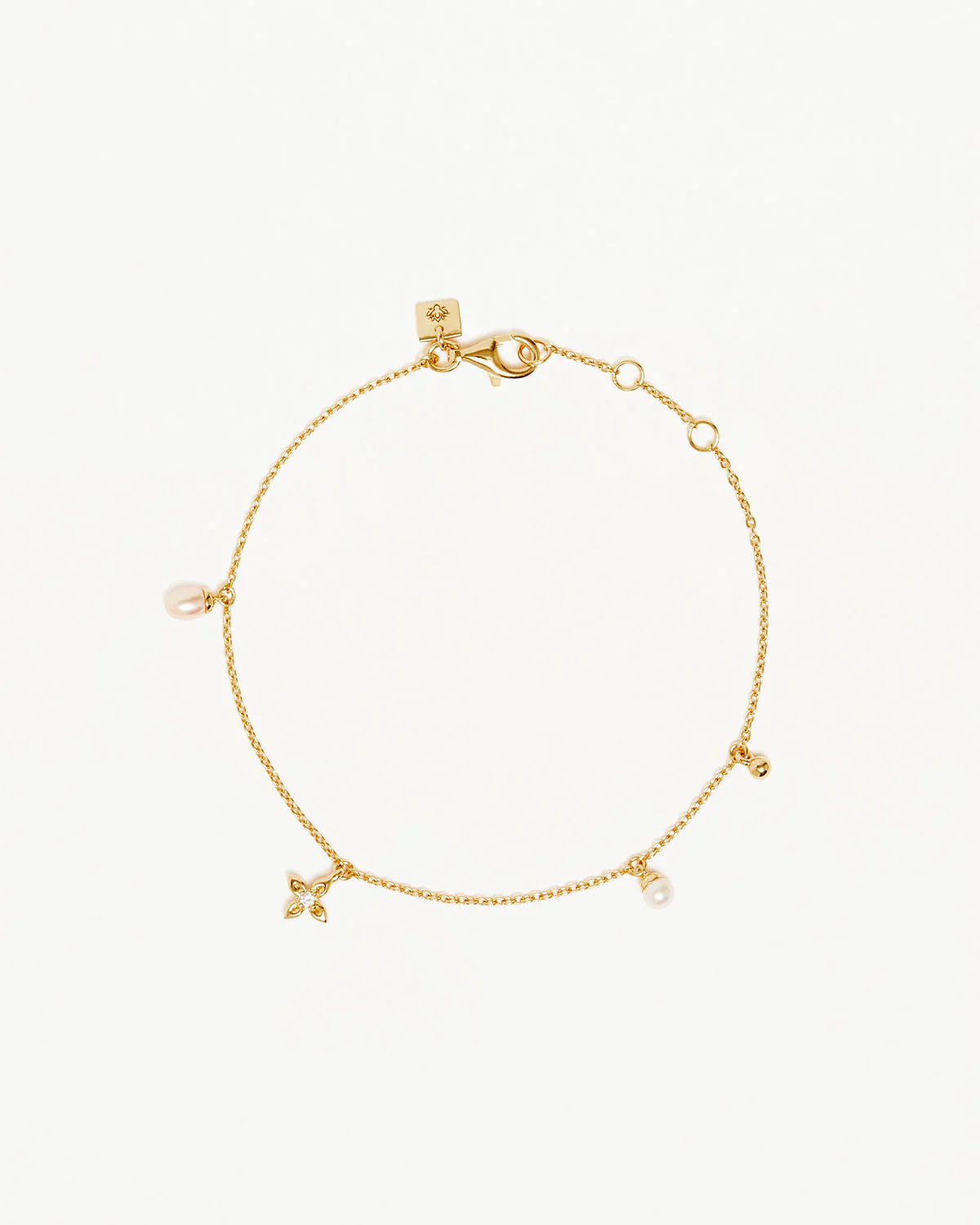 18k Gold Vermeil Live in Peace Bracelet | By Charlotte