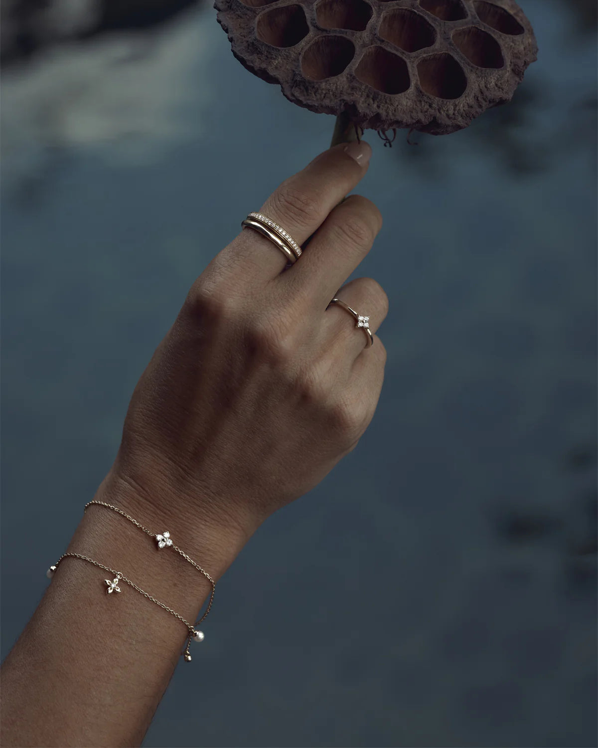 18k Gold Vermeil Live in Peace Bracelet | By Charlotte