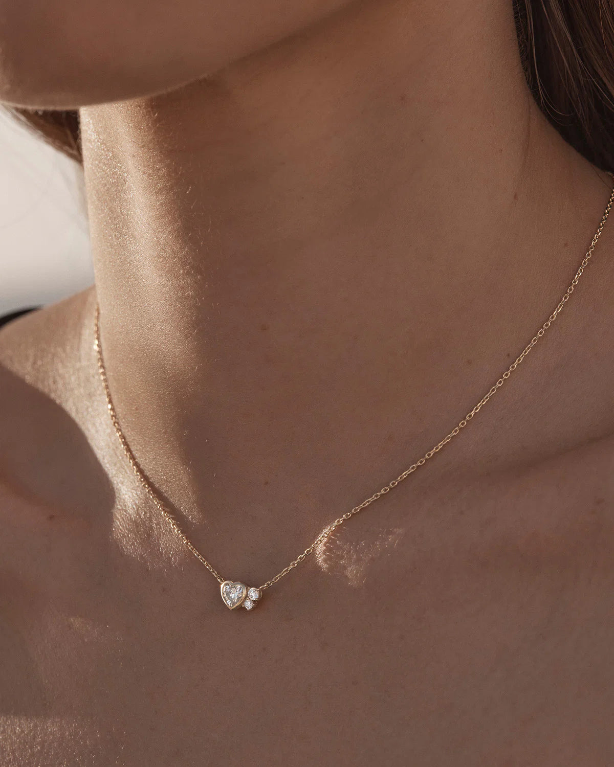 18k Gold Vermeil Dream Lover Heart Necklace | By Charlotte