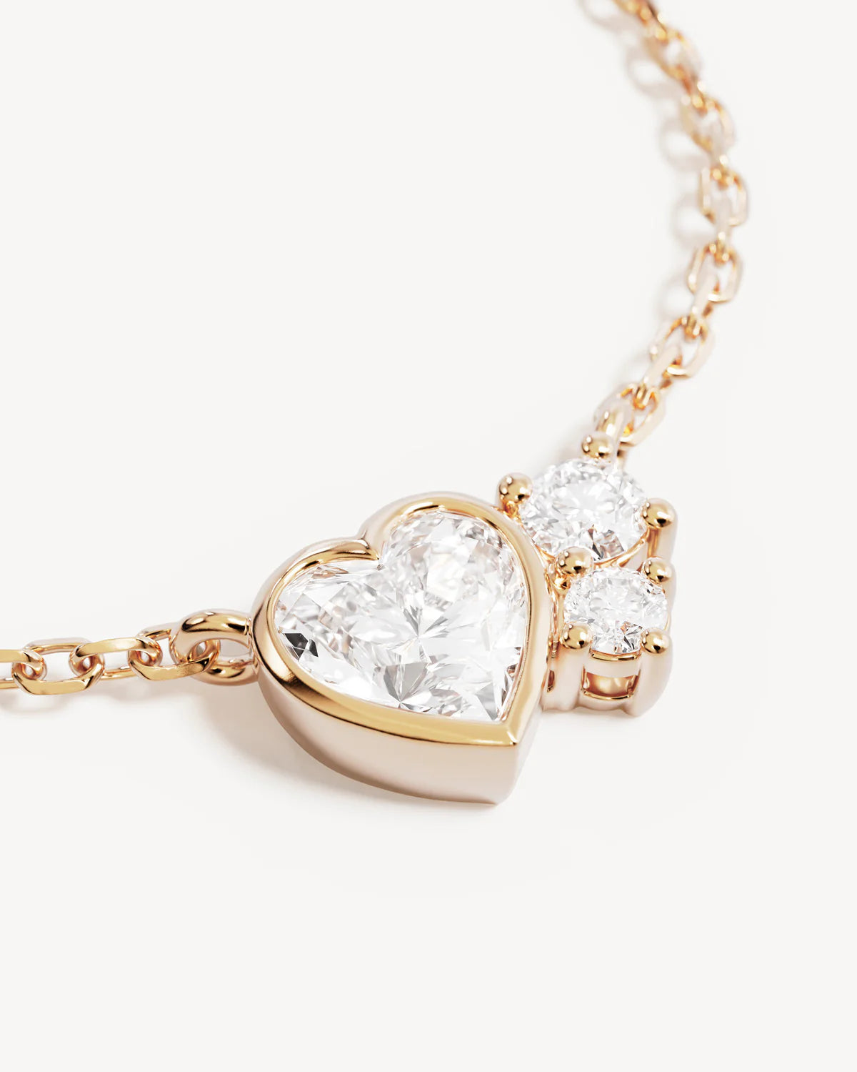 18k Gold Vermeil Dream Lover Heart Necklace | By Charlotte