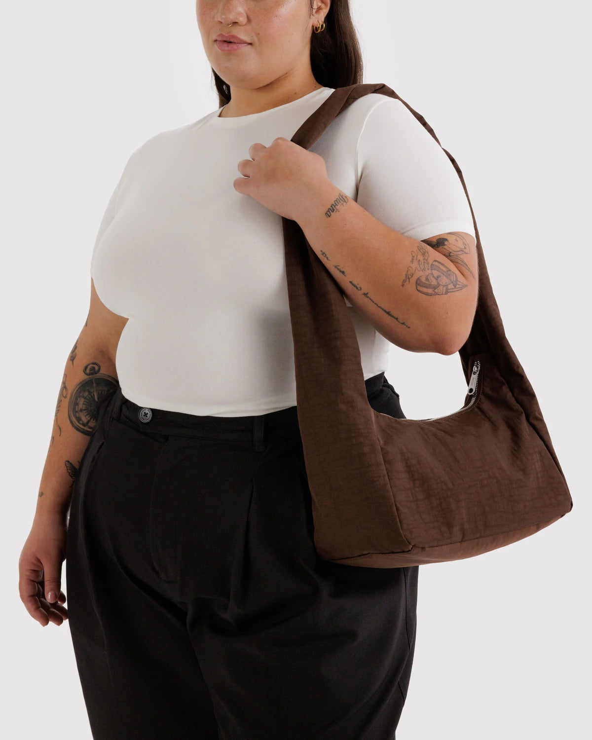 Nylon Meringue Bag - Coffee | Baggu