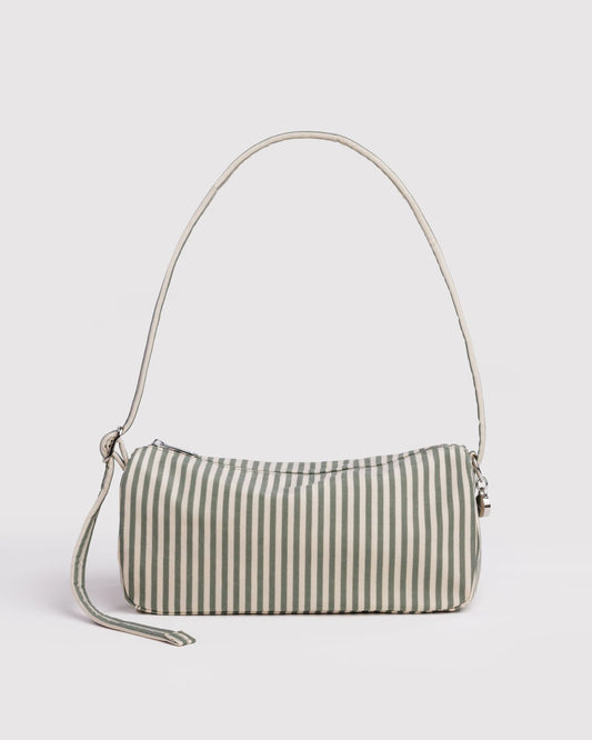 Nylon Loaf Bag - Sage Stripe | Baggu