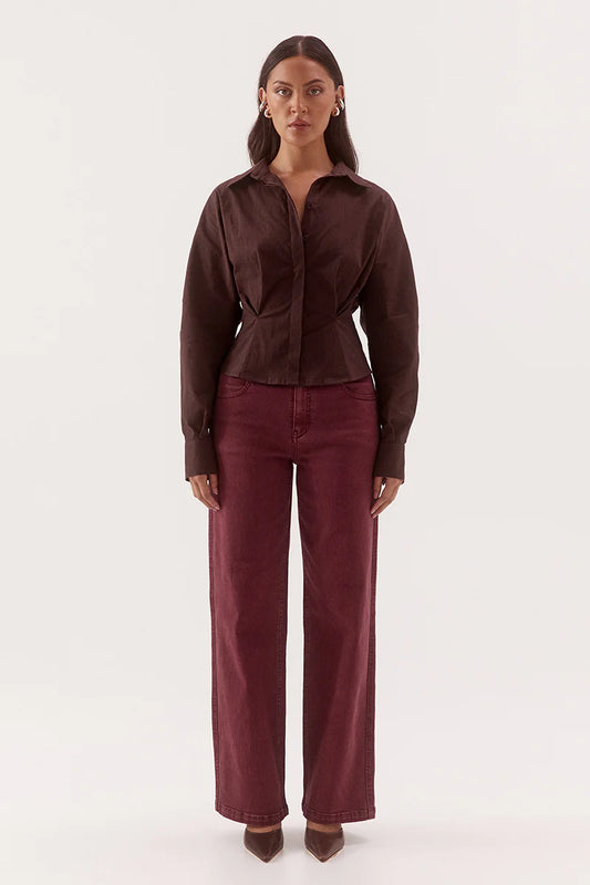 Marlowe Shirt - Espresso | Sovere