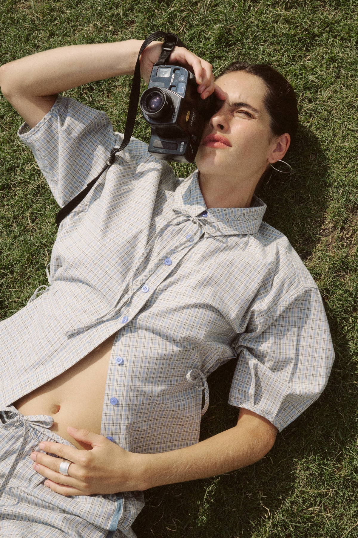 Frankie Tie Short Sleeve Shirt | ROWIE