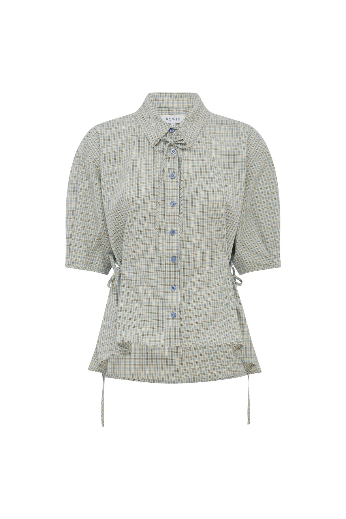 Frankie Tie Short Sleeve Shirt | ROWIE