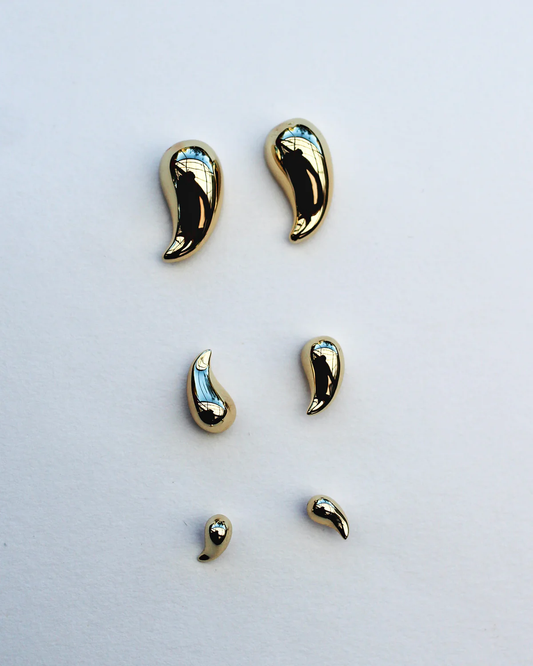 Teardrop Studs | F&H Studios