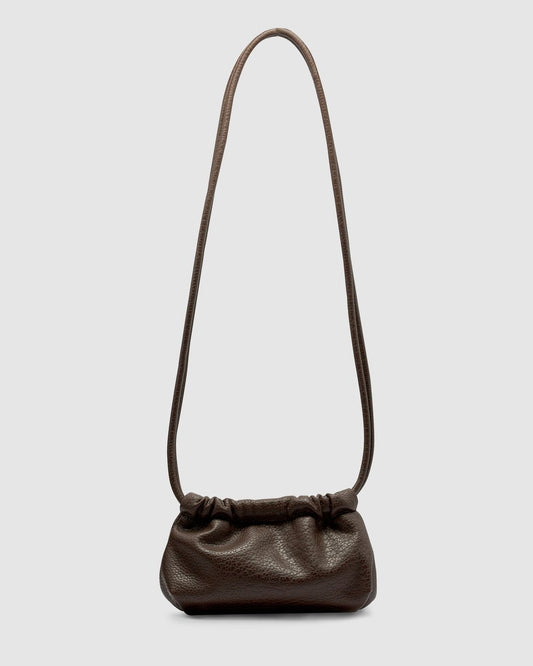 Alma Mini Bag Chocolate Nappa | Brie Leon