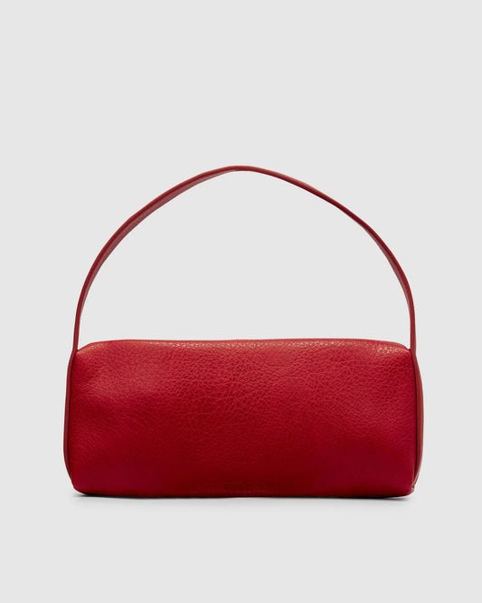 Harlow Slouch Baguette Cherry Nappa | Brie Leon