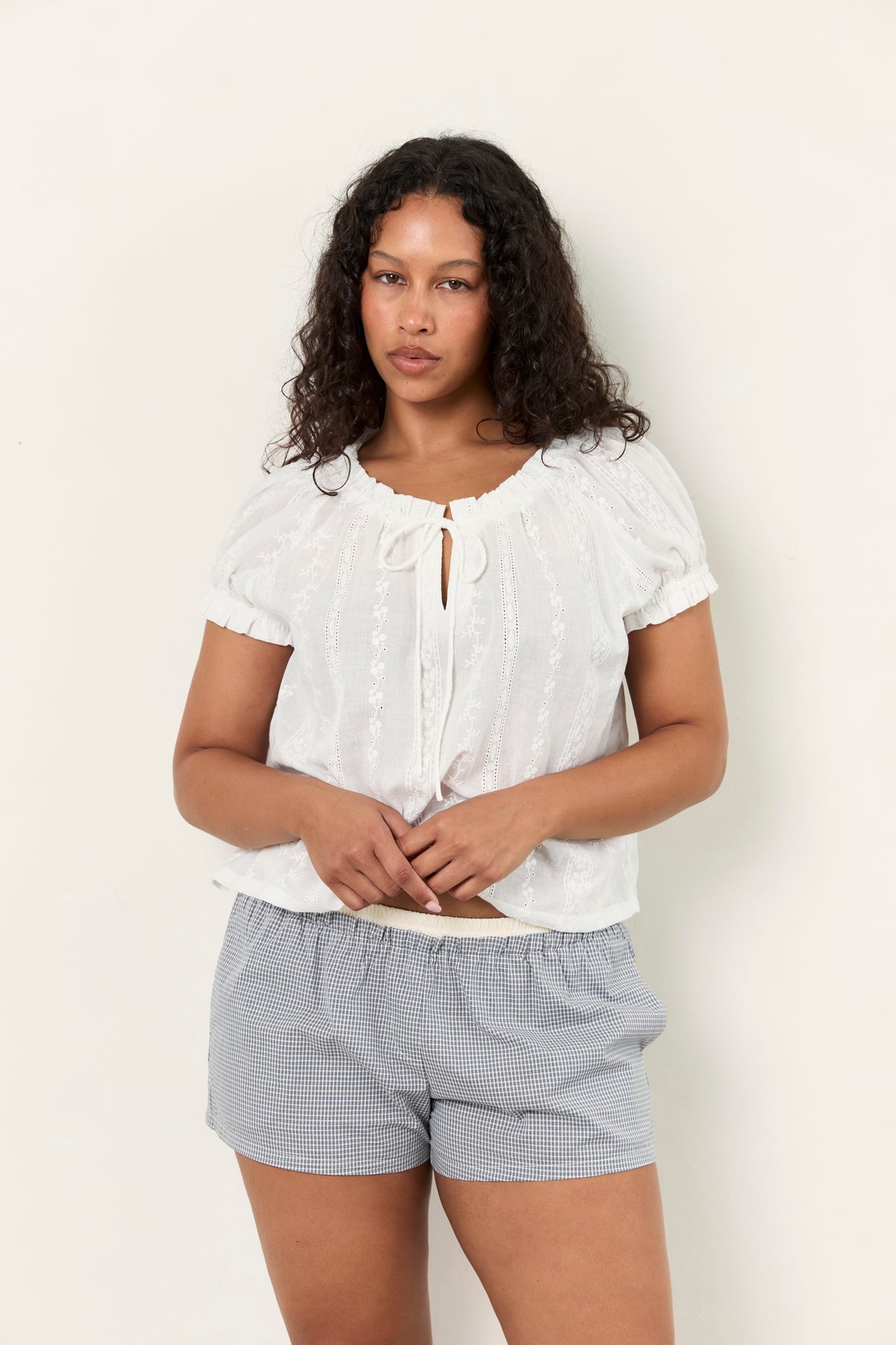 Jasmine Blouse - Blanc | Juni