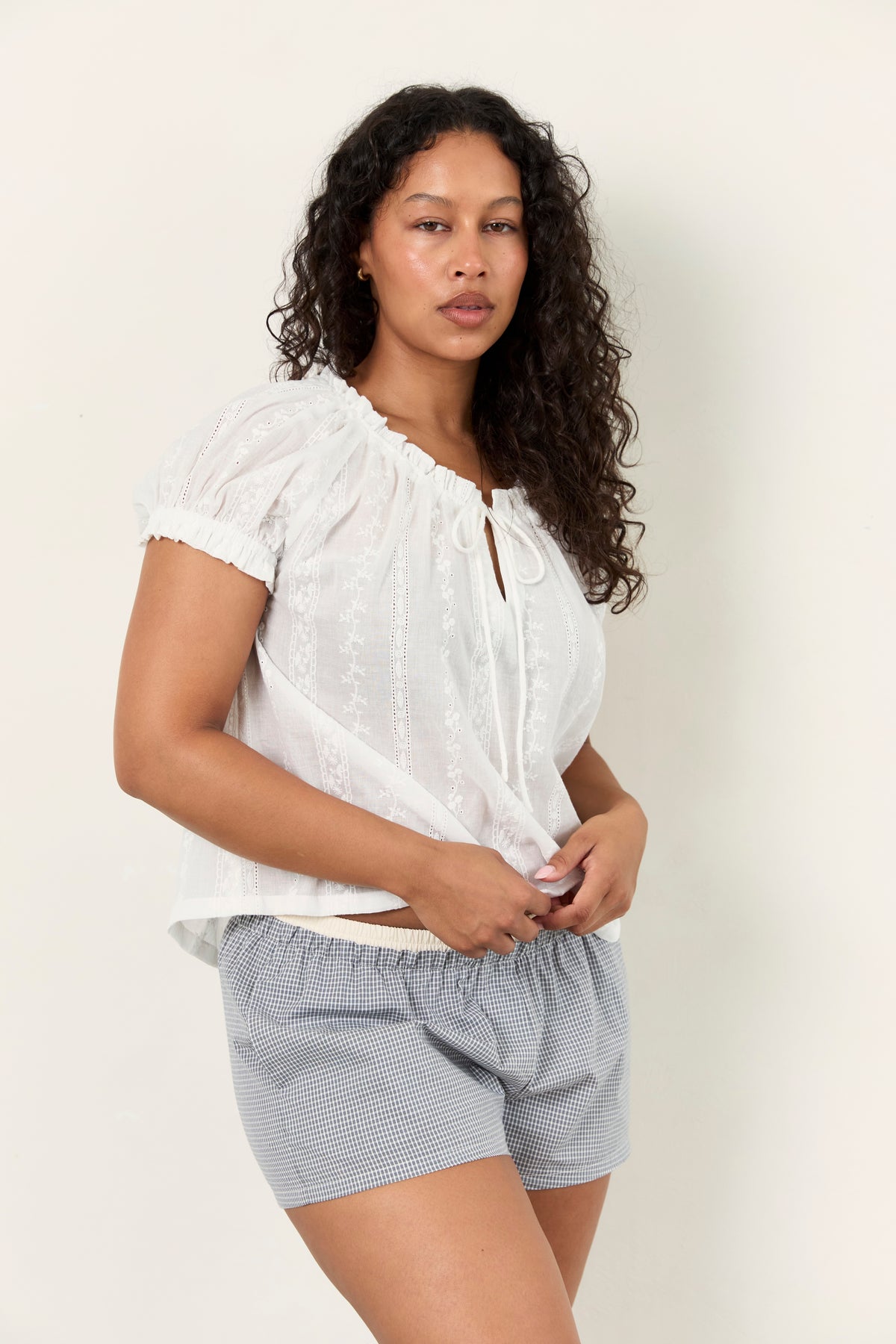 Jasmine Blouse - Blanc | Juni