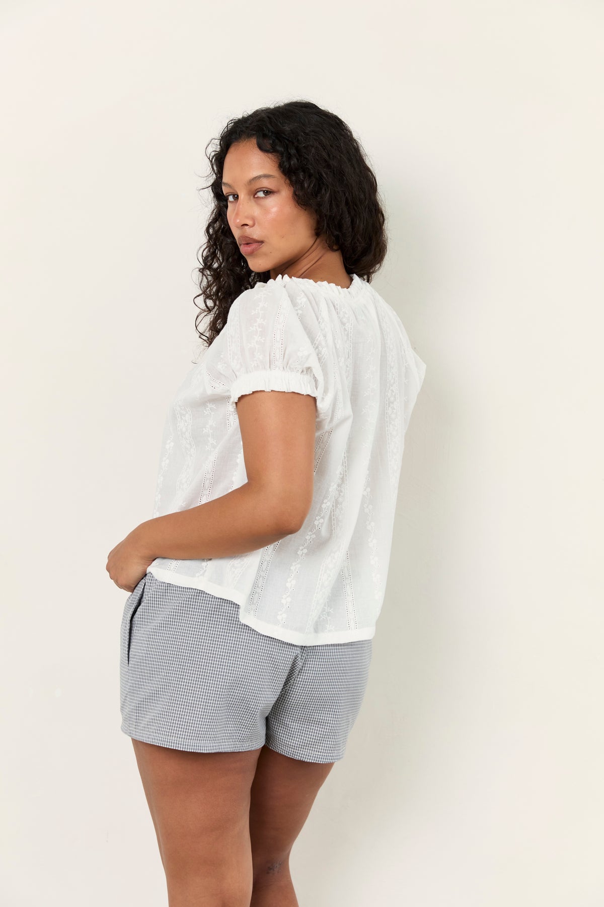 Jasmine Blouse - Blanc | Juni