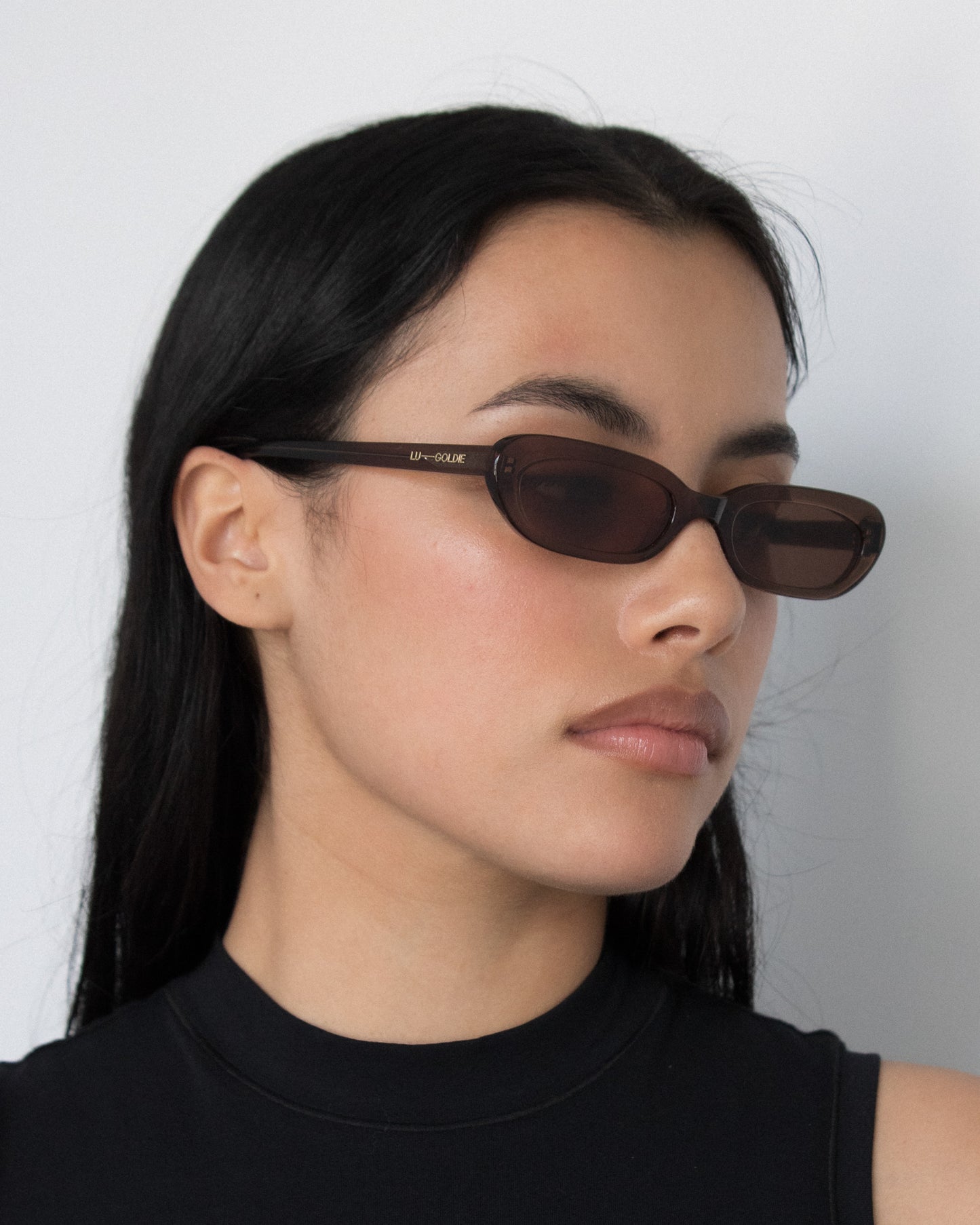 Lola Sunglasses Coffee | Lu Goldie
