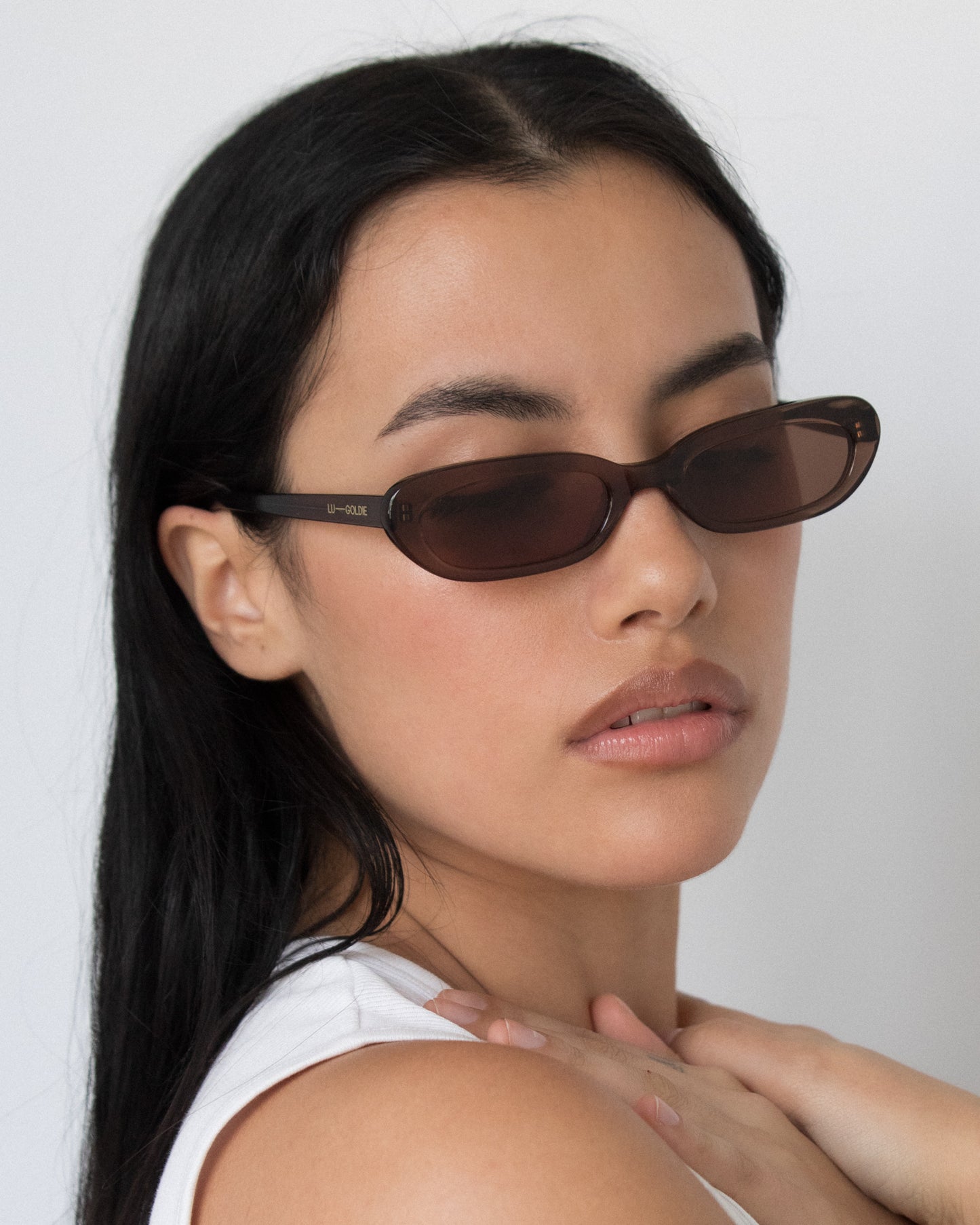 Lola Sunglasses Coffee | Lu Goldie