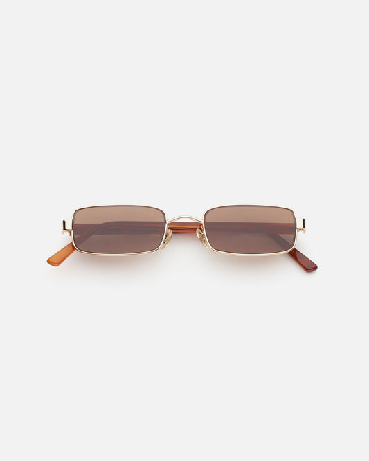 Nina Sunglasses Coffee | Lu Goldie