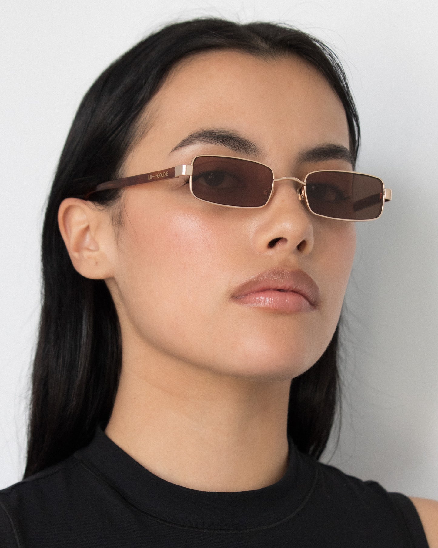 Nina Sunglasses Coffee | Lu Goldie