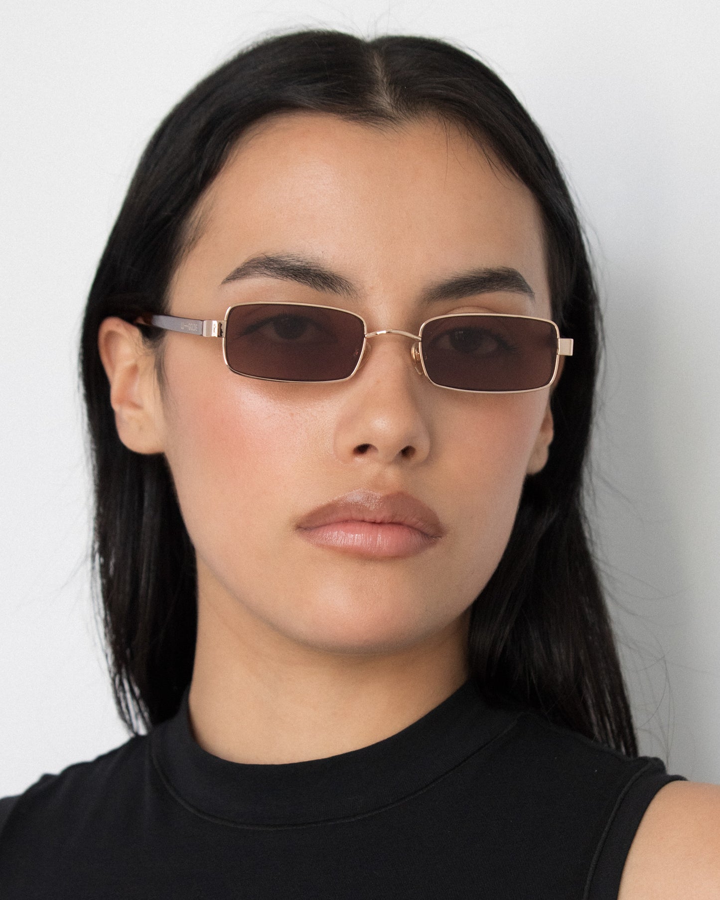 Nina Sunglasses Coffee | Lu Goldie