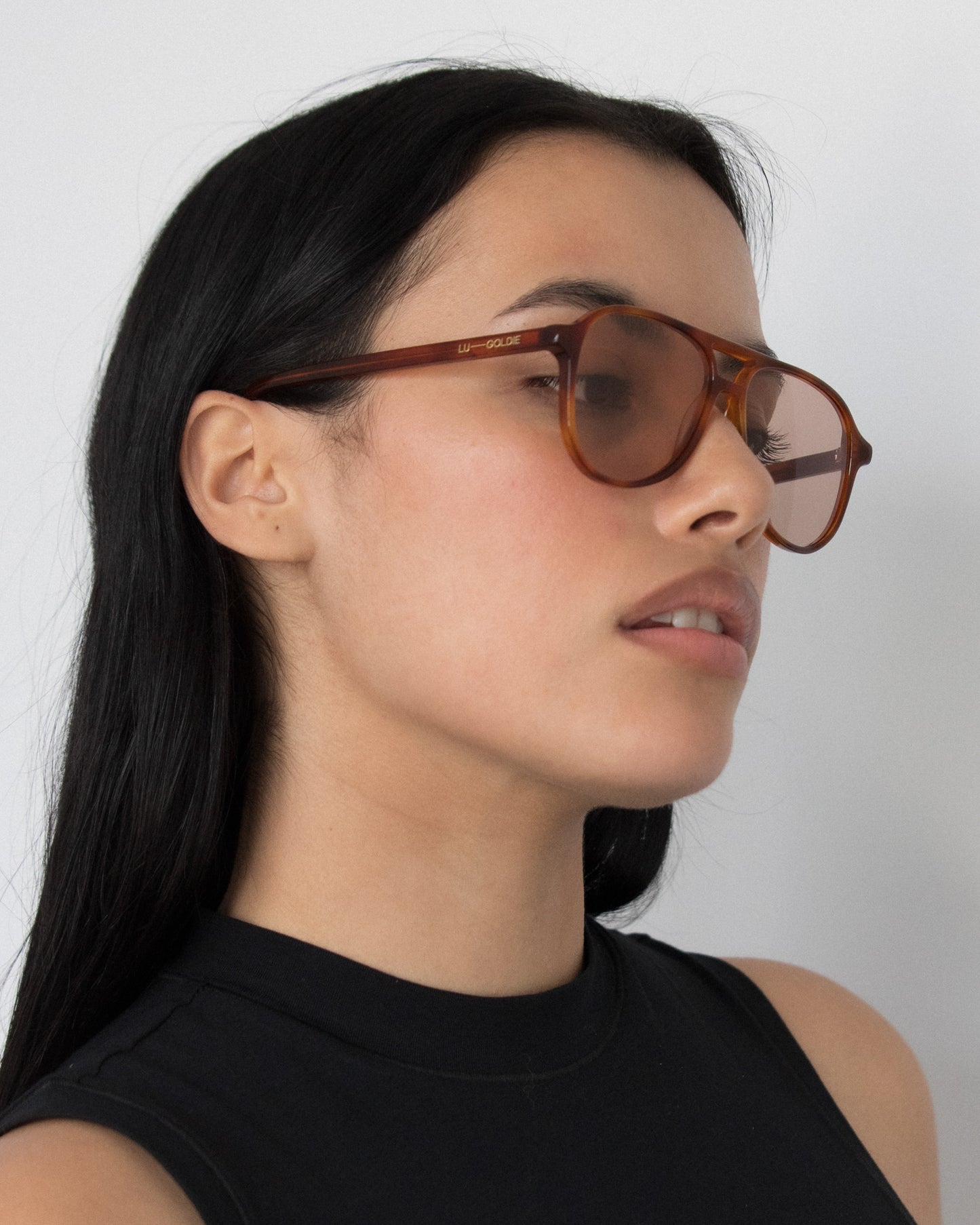 Scout Sunglasses Chestnut | Lu Goldie