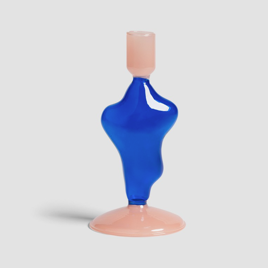 Candle Holder Blue/Pink &Klevering