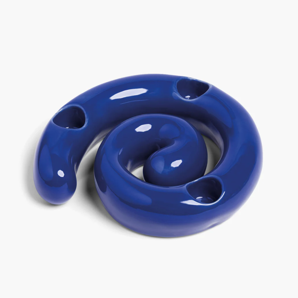 Scribble Candle Holder Blue - &Klevering