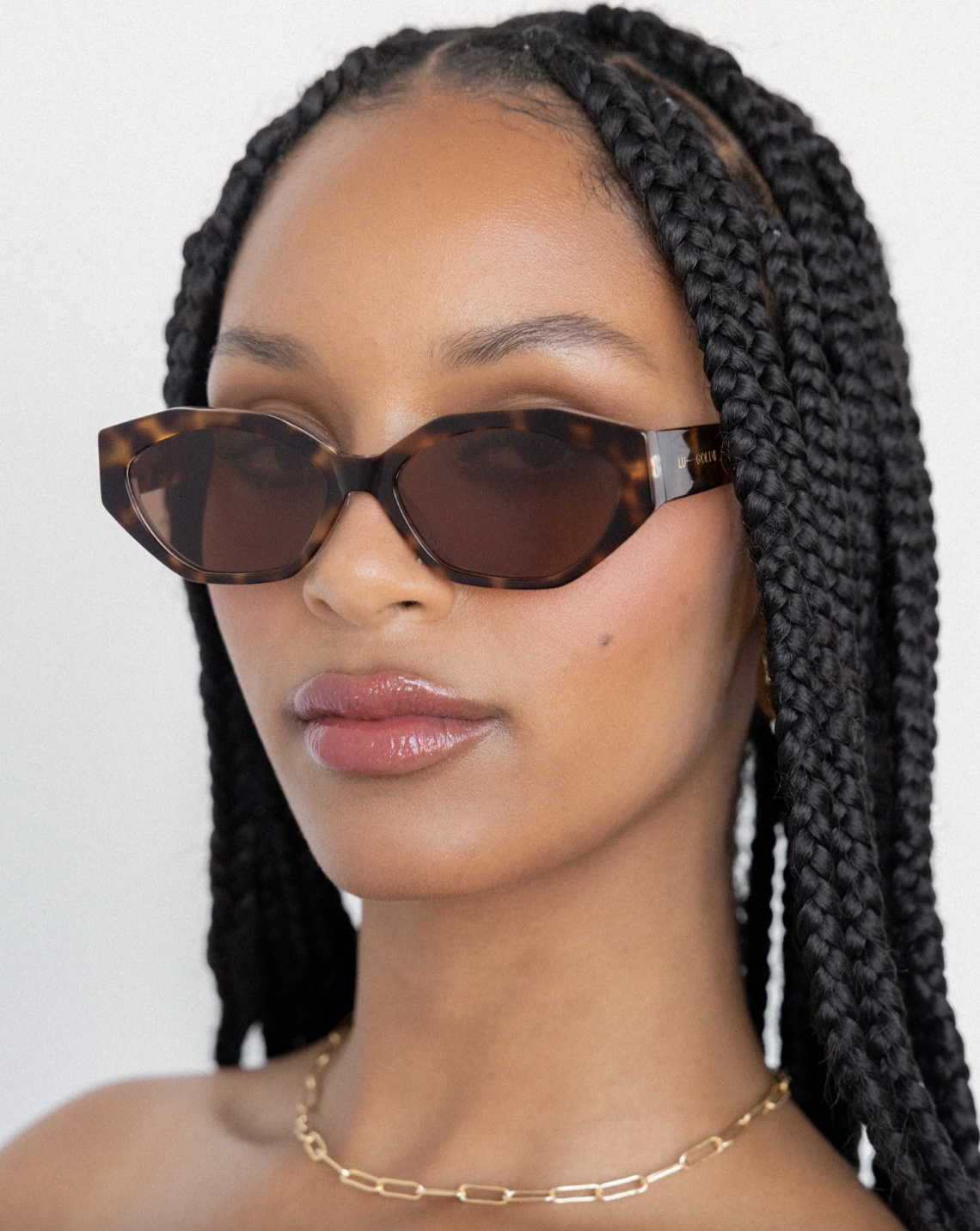 Eliana Sunglasses Tort | Lu Goldie