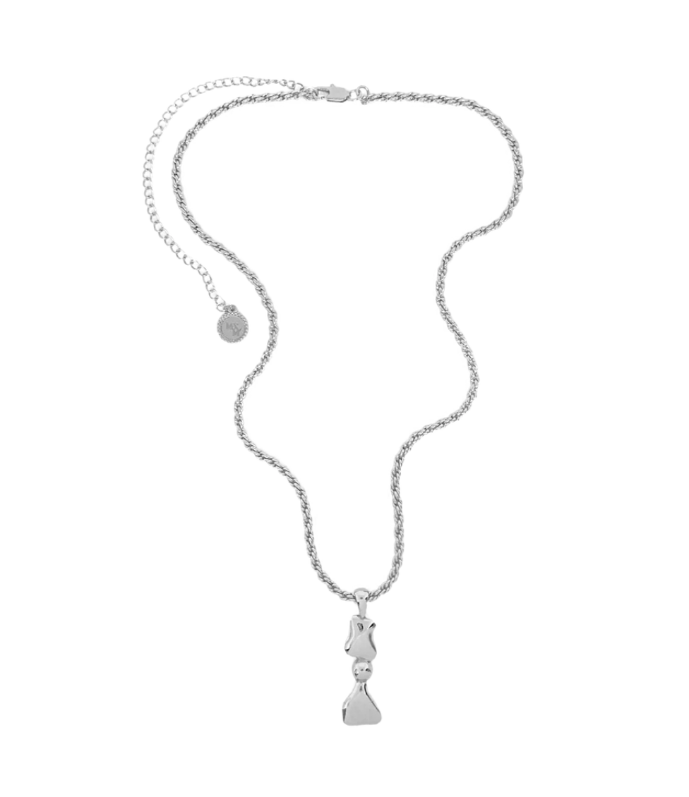 Vita Statement Necklace Silver | Mountain & Moon