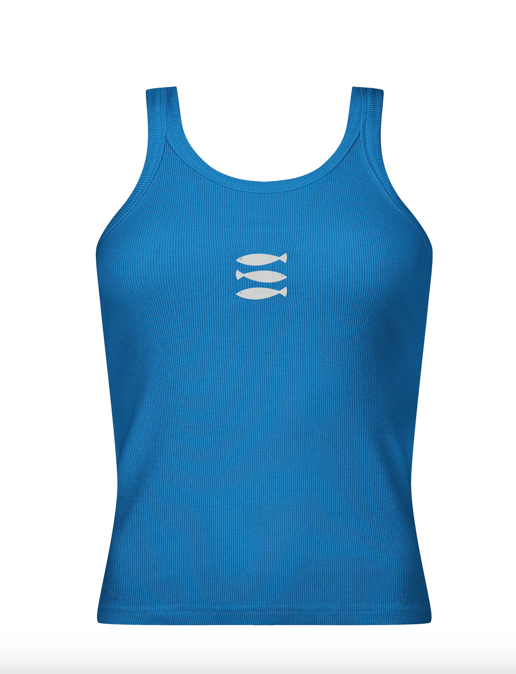 San Sebastian Tank Deep Sea Blue | Araminta James