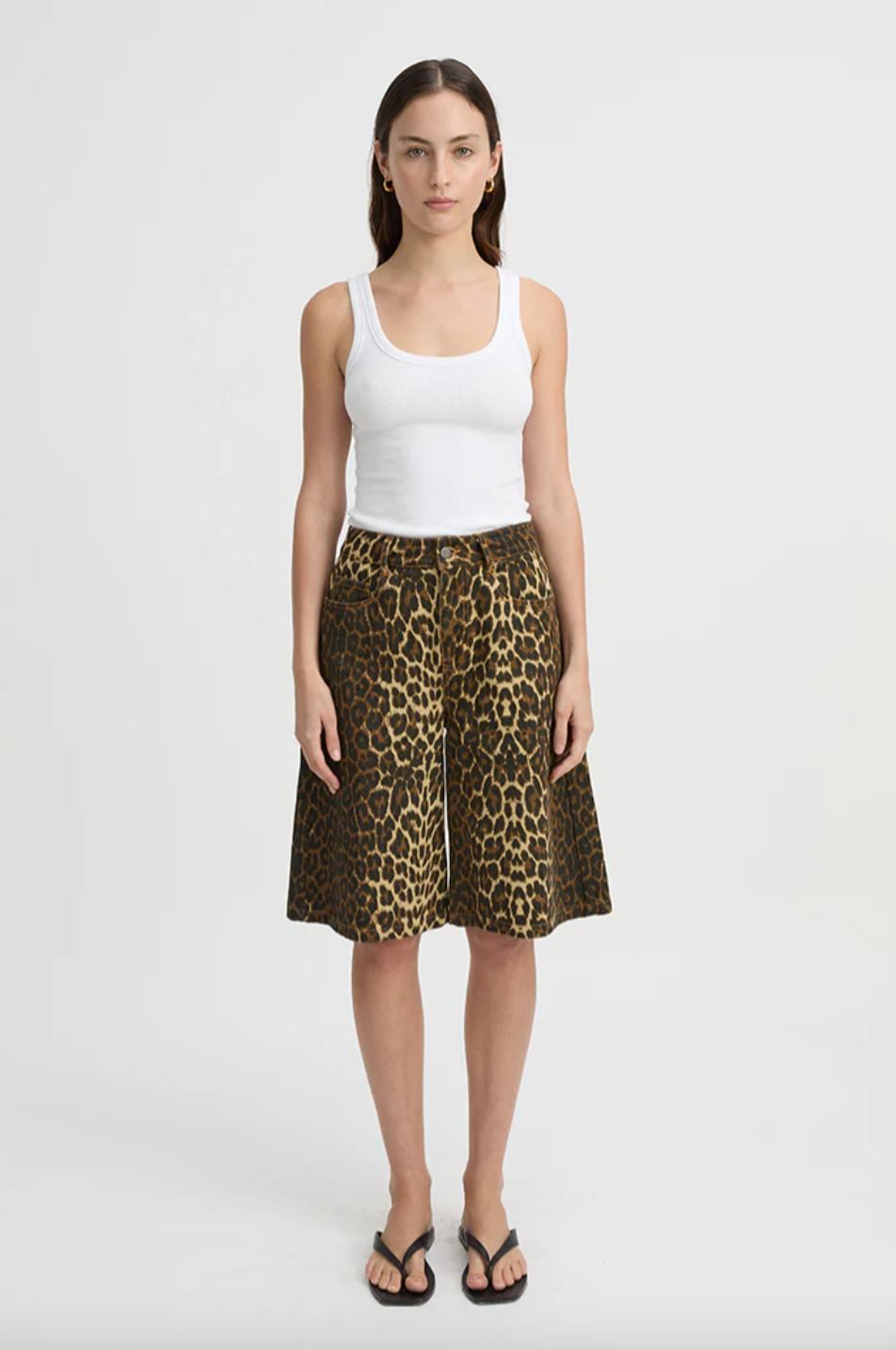 Velo Shorts Leopard | Blanca