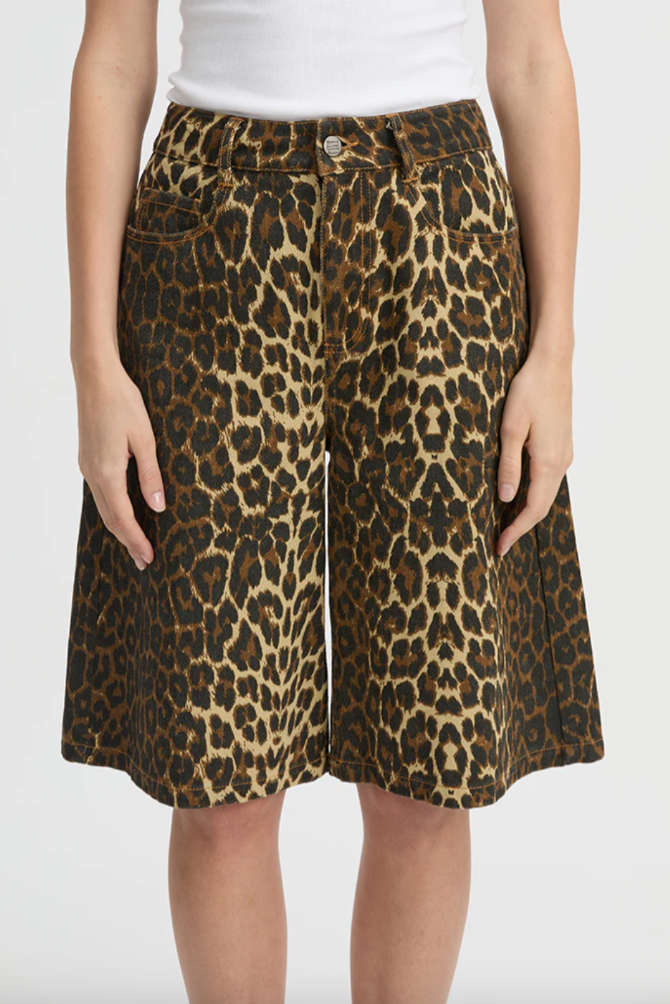 Velo Shorts Leopard | Blanca