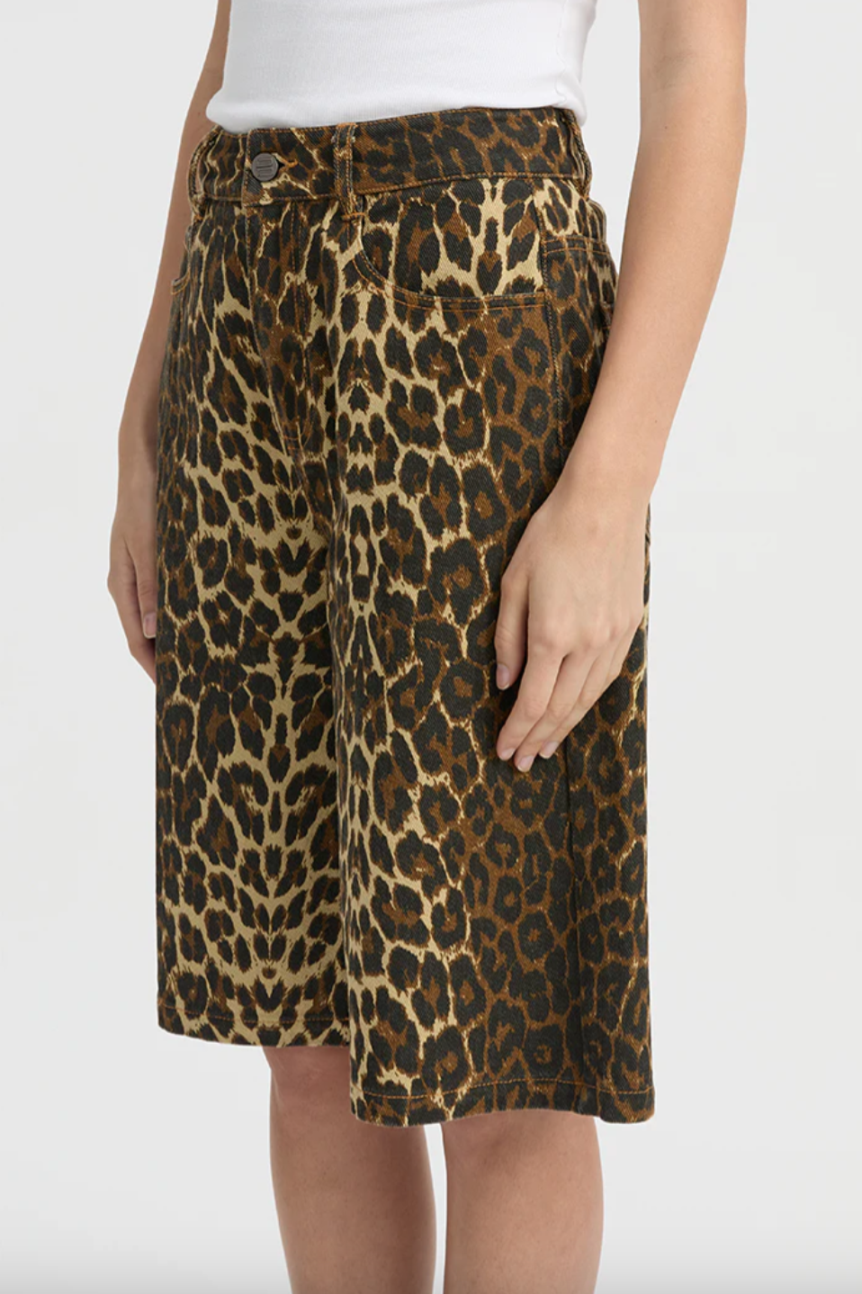 Velo Shorts Leopard | Blanca