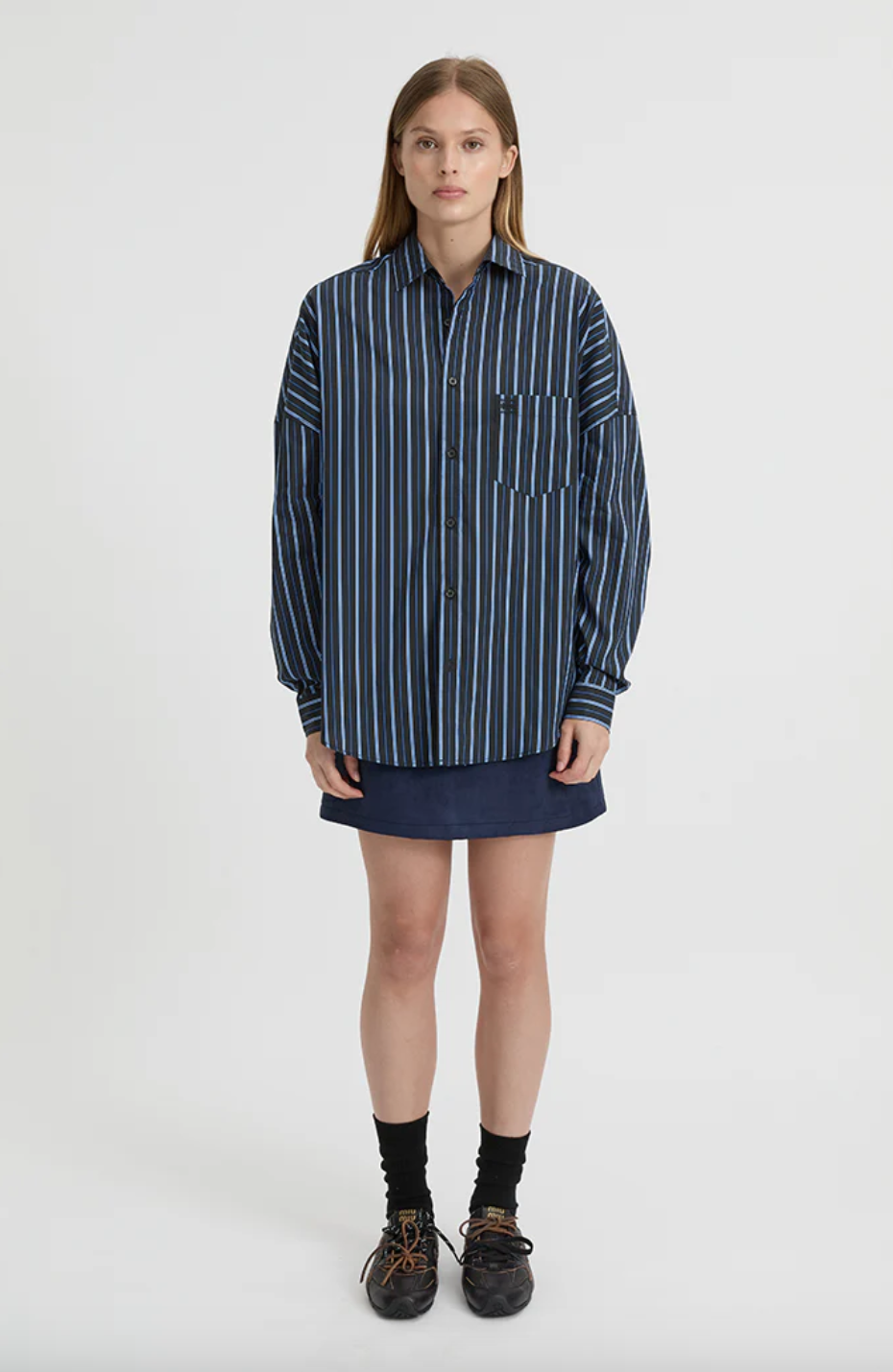 Renata Shirt Navy | Blanca