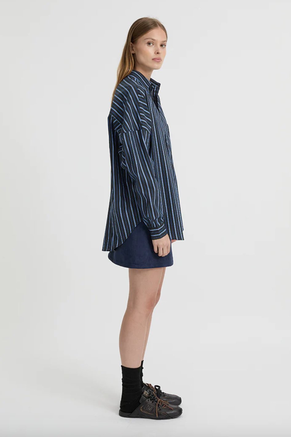 Renata Shirt Navy | Blanca