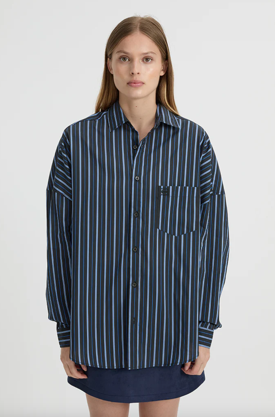 Renata Shirt Navy | Blanca