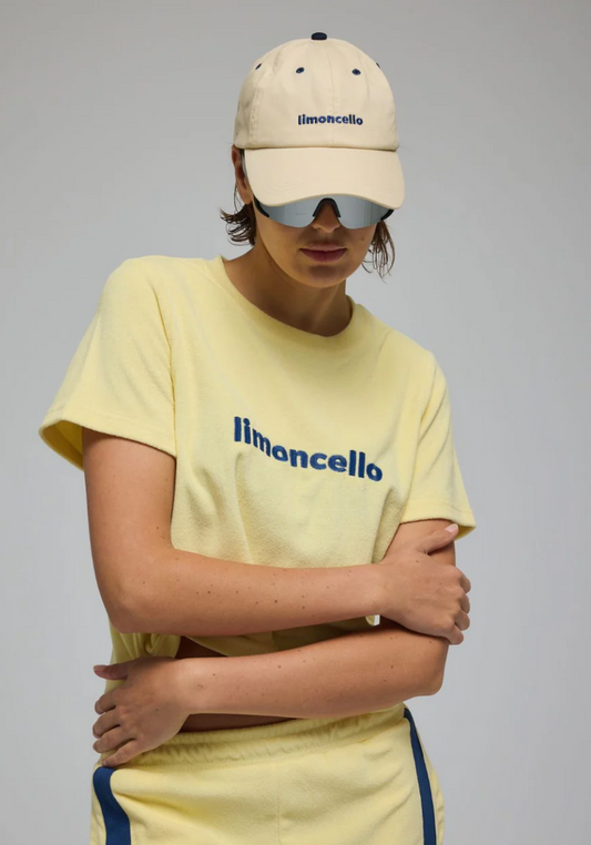 Limoncello Terry Tee - Lemon Cream | Araminta James